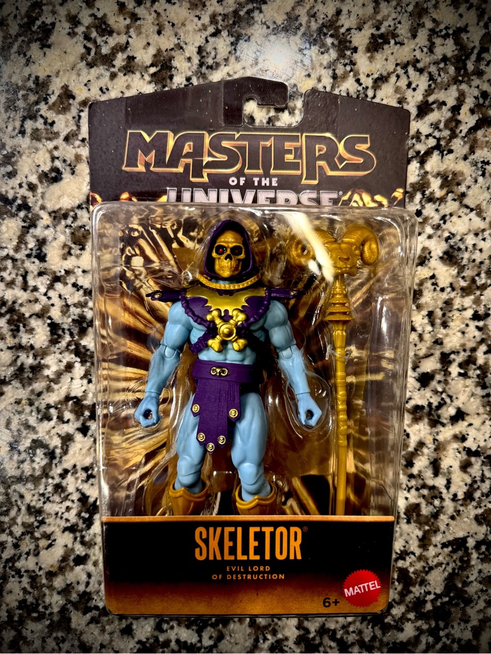 MOTU 2026 Masters of The Universe Core Gold Variant SKELETOR